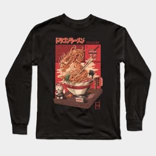 Dragon ramen art Long Sleeve T-Shirt